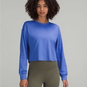 Lululemon Abrasion Resistant Training Long Sleeve Wild Indigo